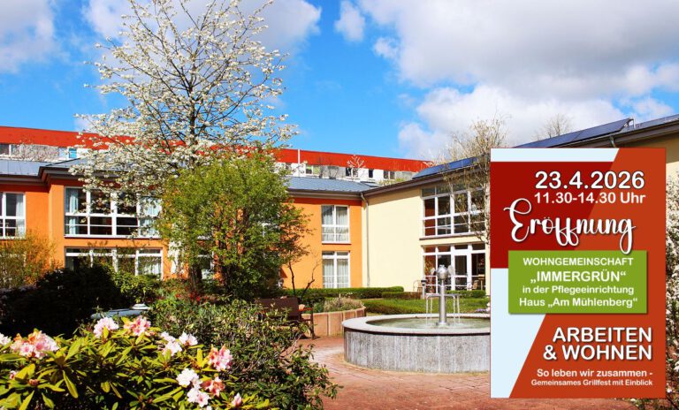 Pflege neu gedacht – Arbeiten & Leben in der Wohngemeinschaft „Immergrün“